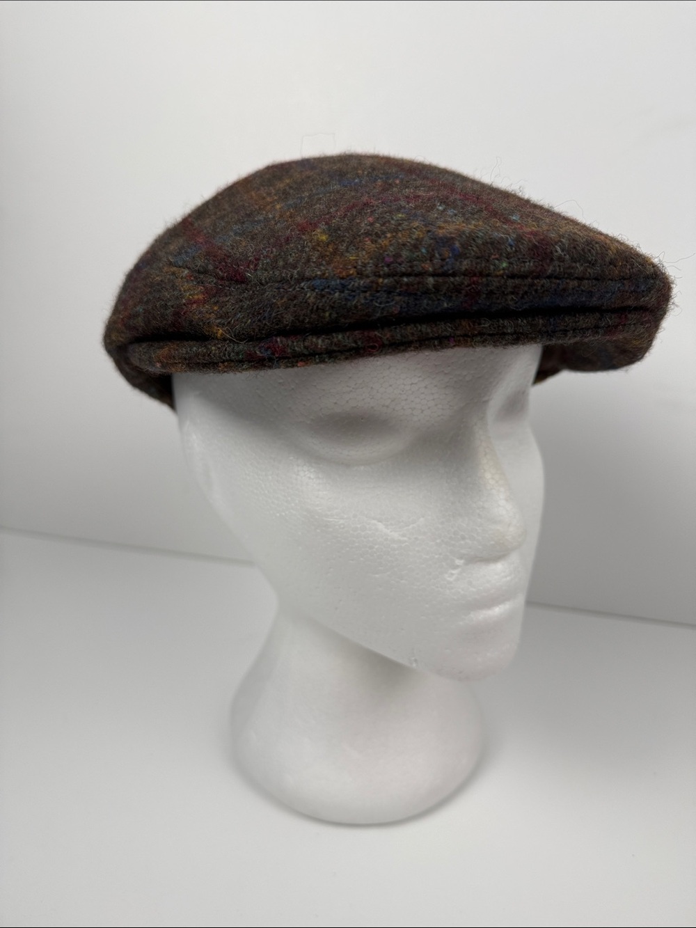 Vintage Donegal handwoven tweed cap